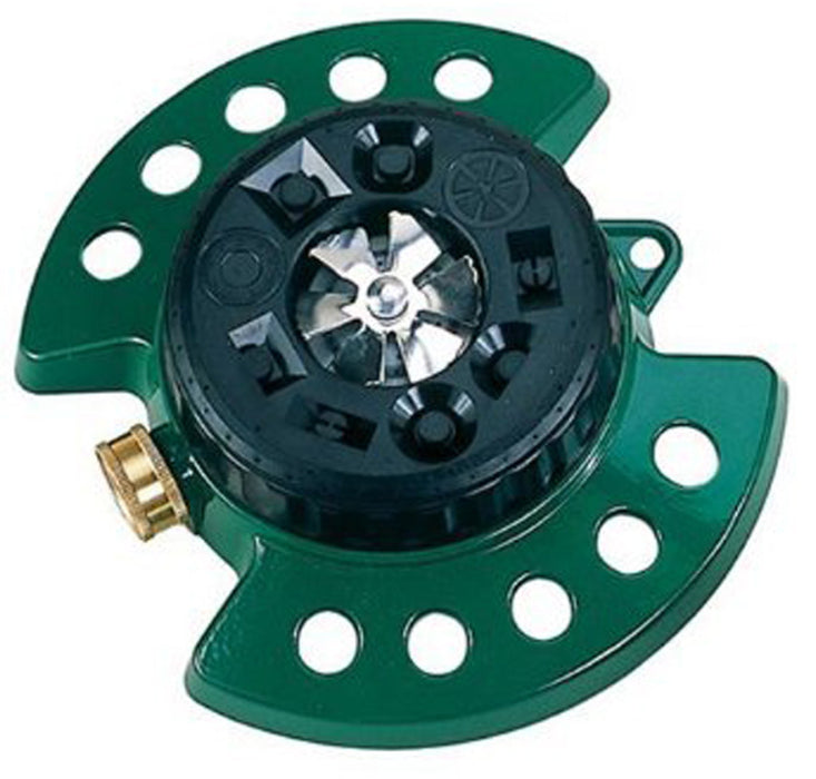 Dramm ColorStorm Turret 9-Pattern Sprinkler-Green