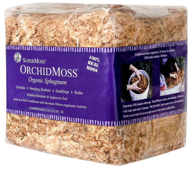 Supermoss Sphagnum Moss-Natural White, 16Oz Mini Bale