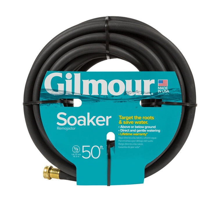 Gilmour Weeper/Soaker Hose-Black, 5/8In X 50 ft