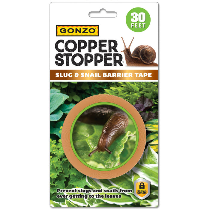 Gonzo Copper Stopper Slug Snail Copper Tape-30 ft