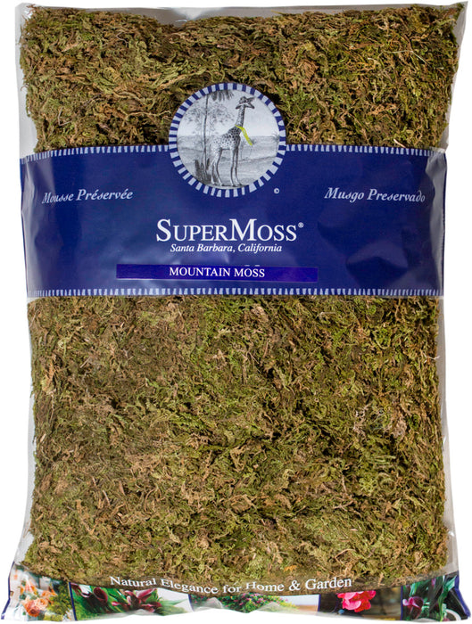 Supermoss Mountain Moss Dried Natural Sphagnum-Green, 16 oz