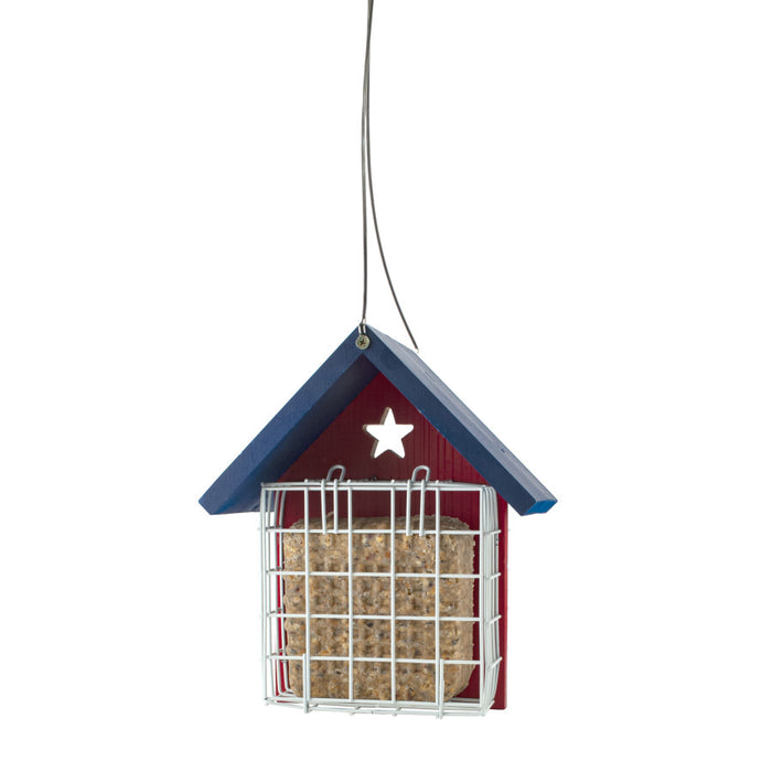 Panacea Patriotic Double Suet Feeder-One Size