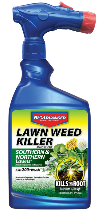 BioAdvanced Lawn Weed Killer South & North Lawn Ready to Spray-32 oz