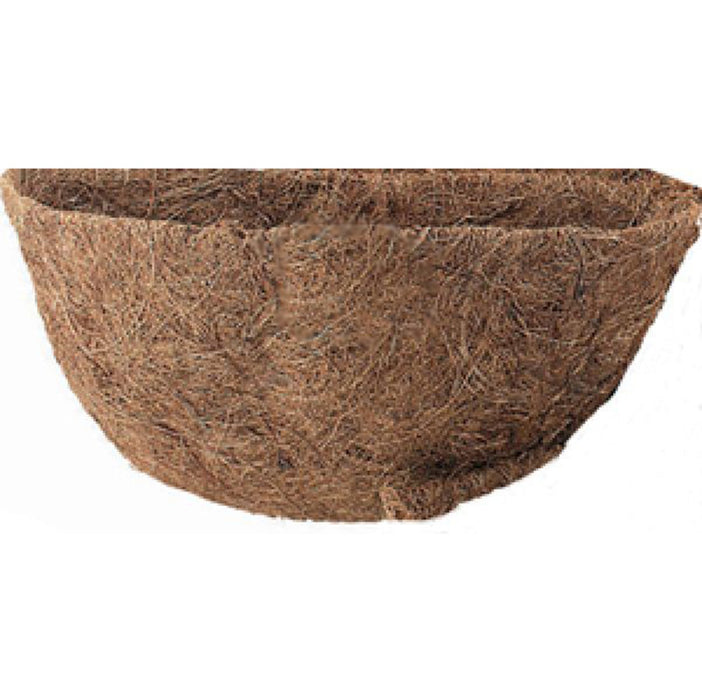 Panacea Half Round Coco Fiber Liner-Brown, 16 in