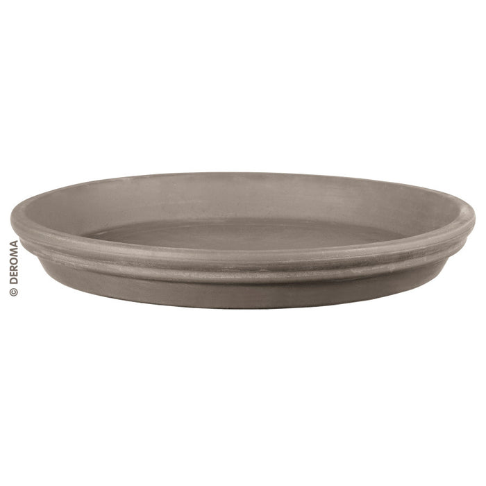 Pennington Standard Saucer-Terra Cotta Graphite, 6 in