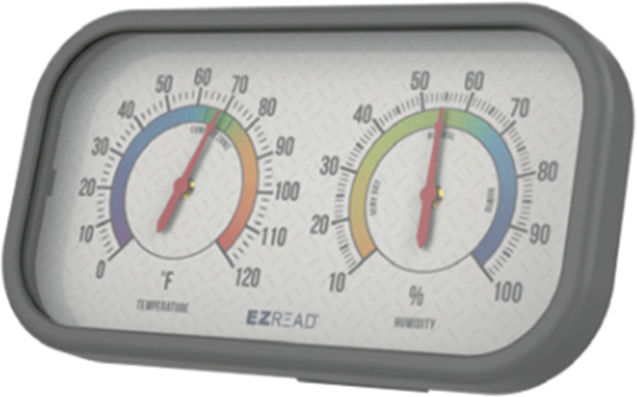 EZ-Read Indoor Thermometer/Hygrometer Double Dial - 840-0105