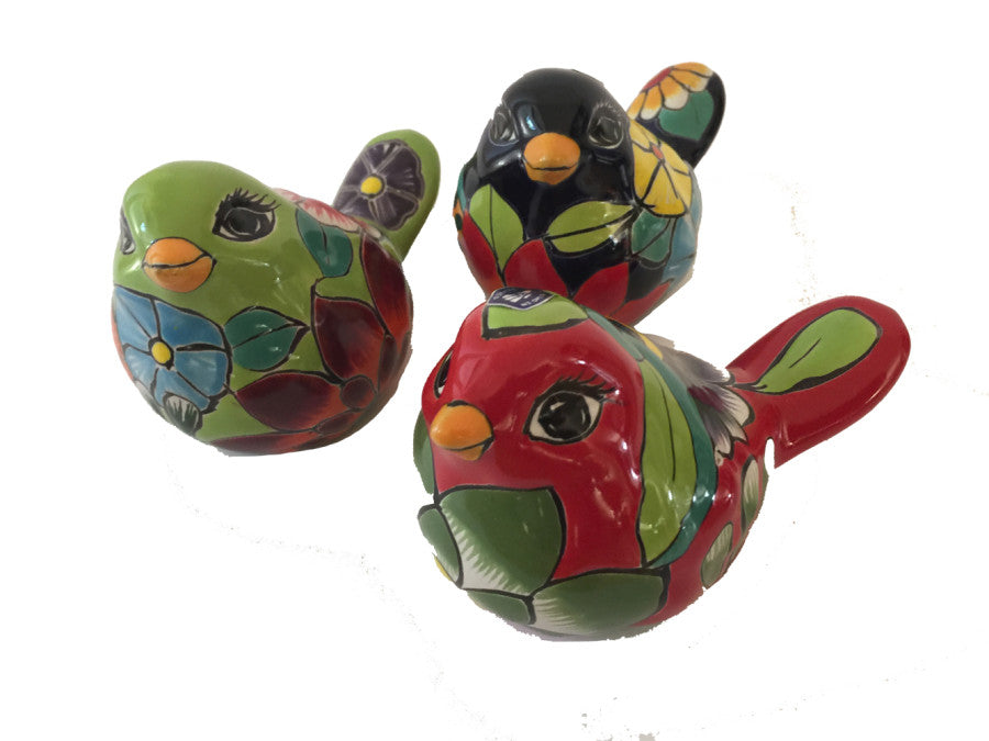 Talavera Bird Statue-Multi, SM