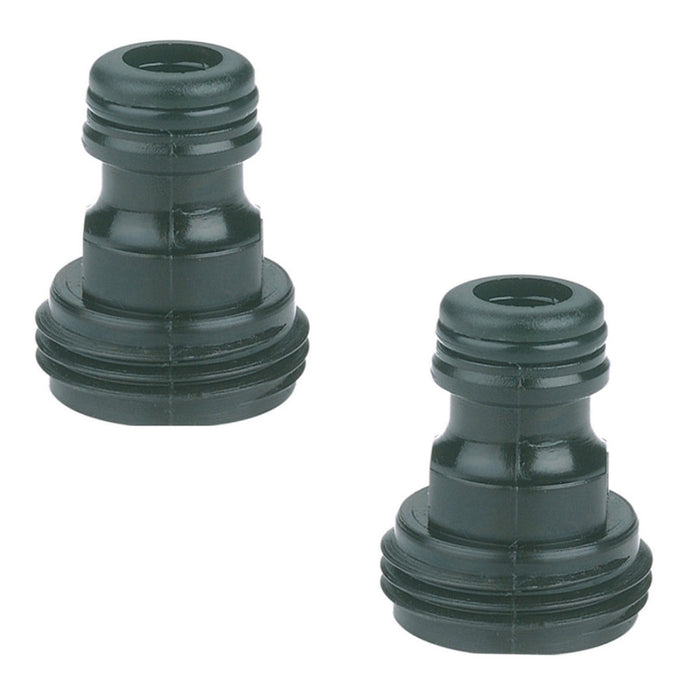 Gilmour Light Duty Hose Quick Connector Set Male Poly-Black, 1In X 2.9In X 4.7 in